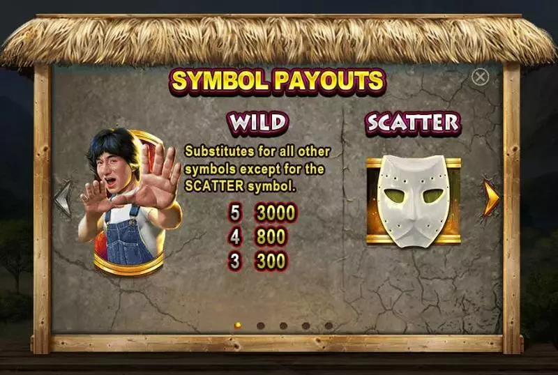 Fire Dragon Slots made by RTG - Paytable