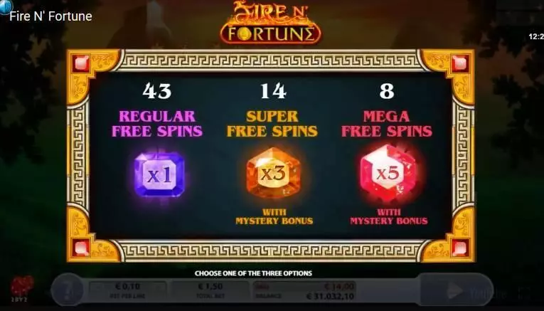Fire N’ Fortune Slots made by 2 by 2 Gaming - Bonus 1