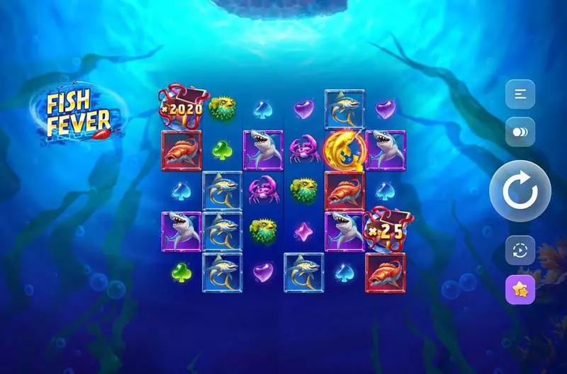 Fish Fever Slots made by TrueLab Games - Main Screen Reels