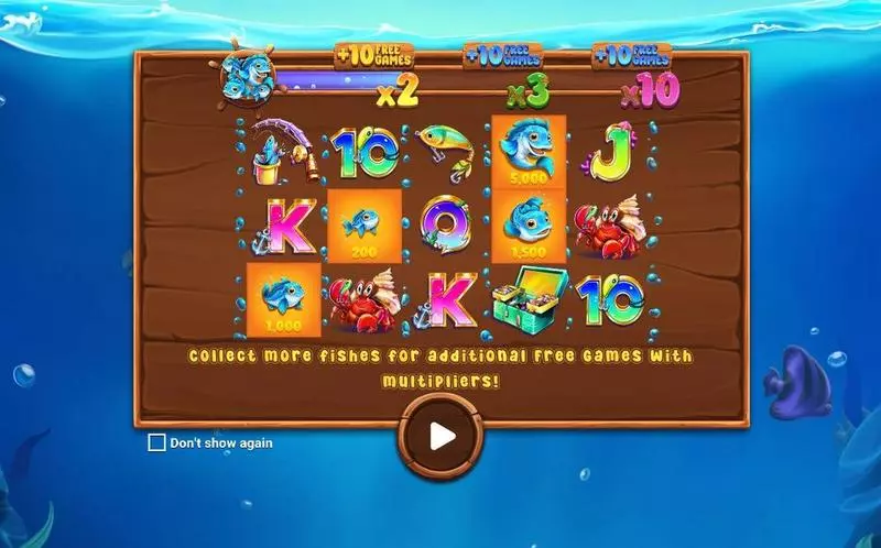Fishing the Biggest Slots made by Apparat Gaming - Introduction Screen