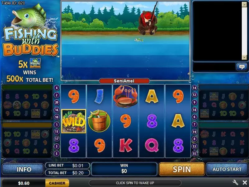 Fishing With Buddies Slots made by PlayTech - Main Screen Reels