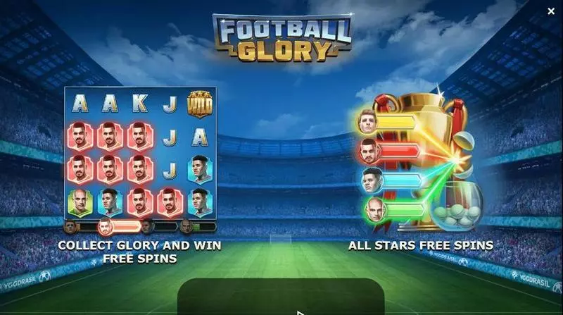 Football Glory Slots made by Yggdrasil - Info and Rules