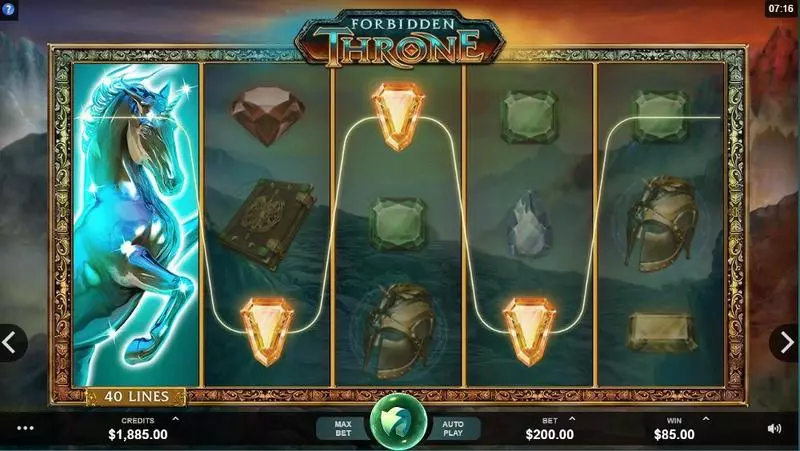 Forbidden Throne Slots made by Microgaming - Main Screen Reels