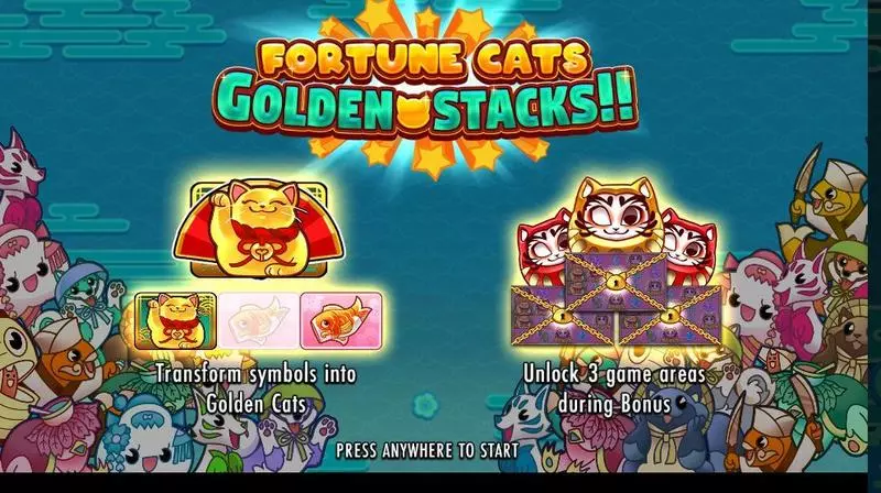 Fortune Cats Golden Stacks!! Slots made by Thunderkick - Bonus 1