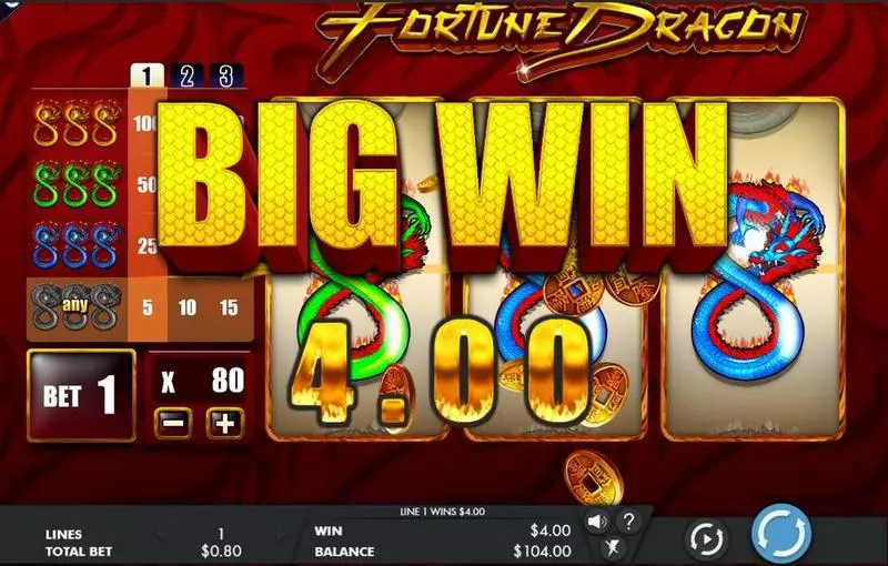 Fortune Dragon Slots made by Genesis - Winning Screenshot
