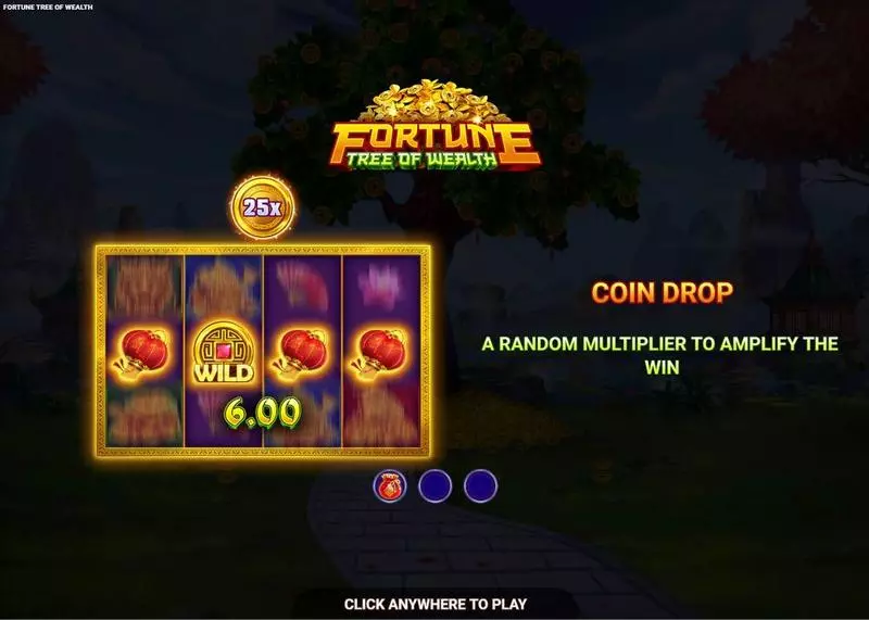 Fortune Tree of Wealth Slots made by Wizard Games - Introduction Screen