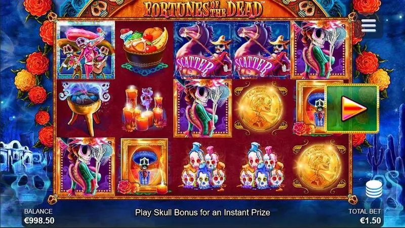 Fortunes of the Dead  Slots made by Side City - Main Screen Reels