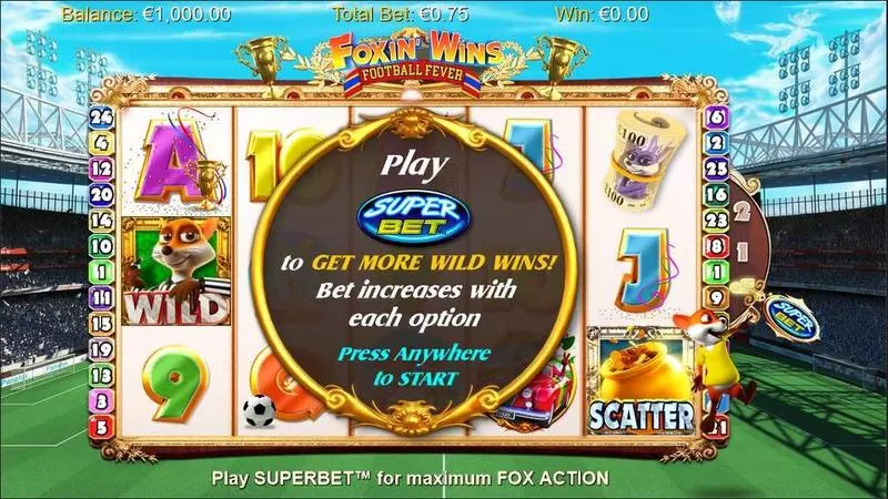 Foxin' Wins Slots made by NextGen Gaming - Info and Rules