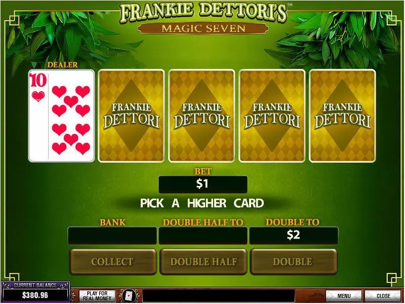 Frankie Dettori's Magic Seven Slots made by PlayTech - Gamble Screen