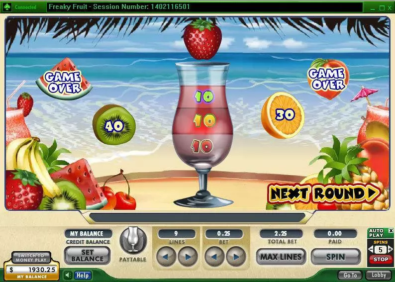 Freaky Fruit Slots made by 888 - Bonus 1