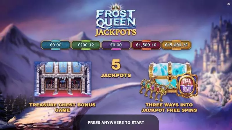 Frost Queen Jackpots Slots made by Yggdrasil - Info and Rules