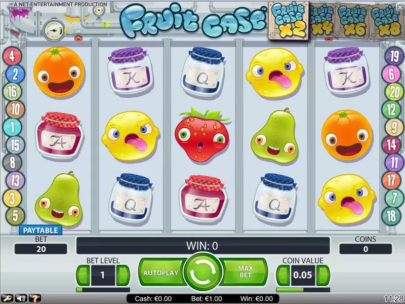 Fruit Case Slots made by NetEnt - Main Screen Reels