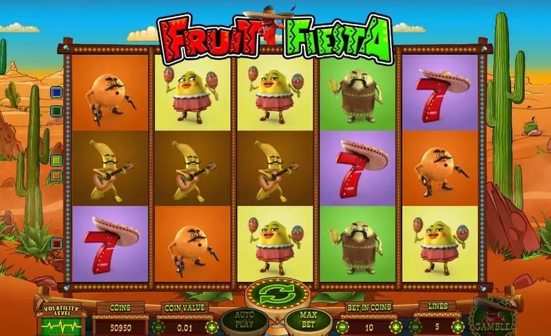 Fruit Fiesta Slots made by Wazdan - Main Screen Reels
