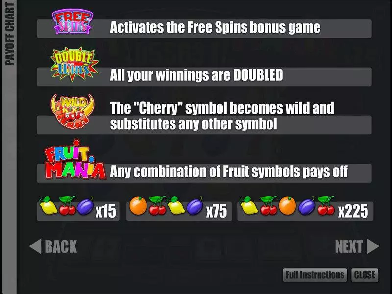 Fruit Mania Slots made by Slotland Software - Bonus 2