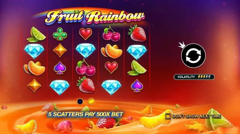 Fruit Rainbow Slots made by Pragmatic Play - Info and Rules