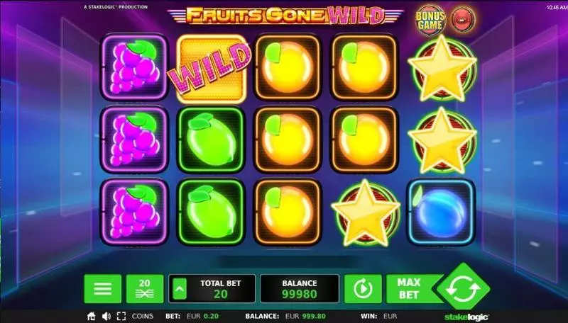 Fruits Gone Wild Slots made by StakeLogic - Main Screen Reels