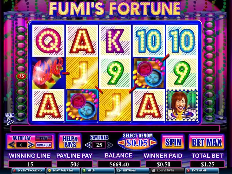 Fumi's Fortune Slots made by Genesis - Main Screen Reels