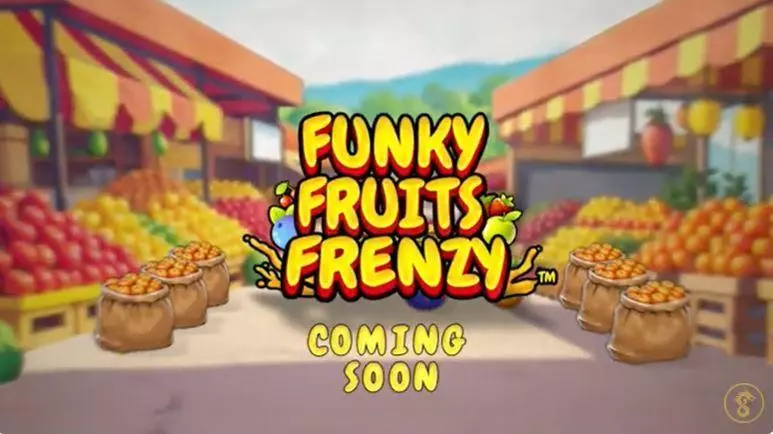 Funky Fruits Frenzy Slots made by Dragon Gaming - Introduction Screen