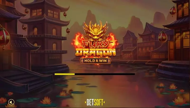 Fury Dragon – Hold and Win Slots made by BetSoft - Introduction Screen