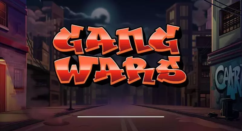 Gang Wars Slots made by Greentube - Introduction Screen