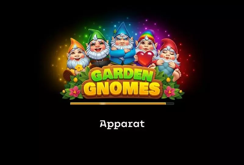 Garden Gnomes Slots made by Apparat Gaming - Introduction Screen