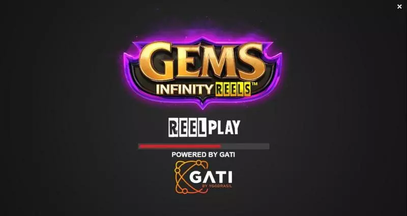 Gems Infinity Reels Slots made by ReelPlay - Introduction Screen