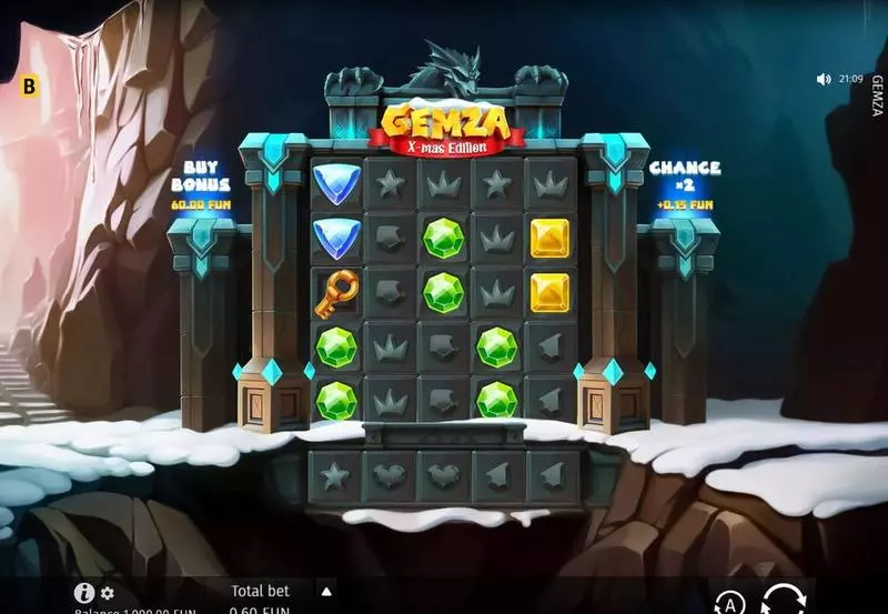 Gemza X-mas Slots made by BGaming - Main Screen Reels