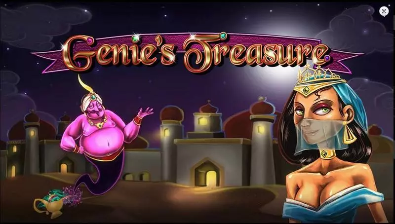 Genie's Treasure Slots made by 2 by 2 Gaming - Info and Rules
