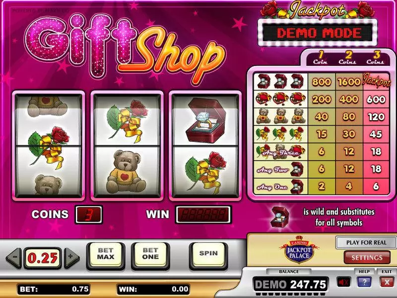 Gift Shop Slots made by Play'n GO - Main Screen Reels