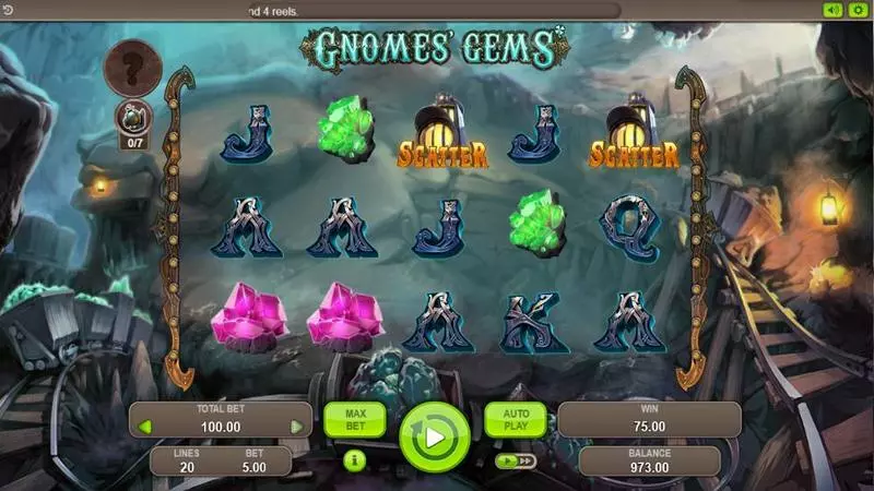 Gnomes' Gems Slots made by Booongo - Main Screen Reels