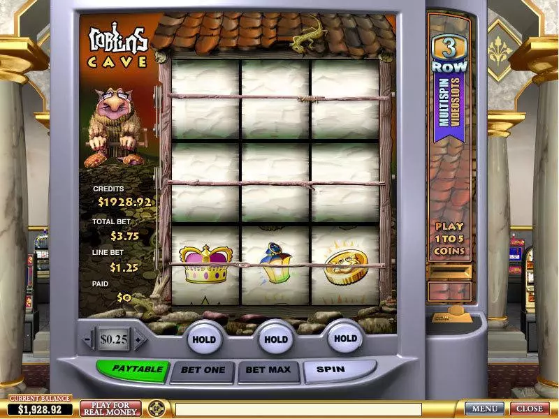 Goblin's Cave Slots made by PlayTech - Main Screen Reels