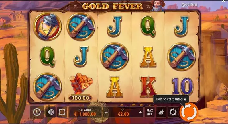 Gold Fever  Slots made by AceRun - Main Screen Reels