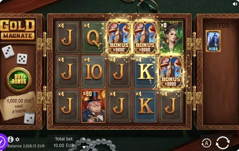 Gold Magnate Slots made by BGaming - Main Screen Reels