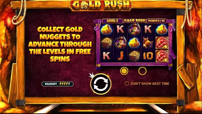 Gold Rush Slots made by Pragmatic Play - Info and Rules