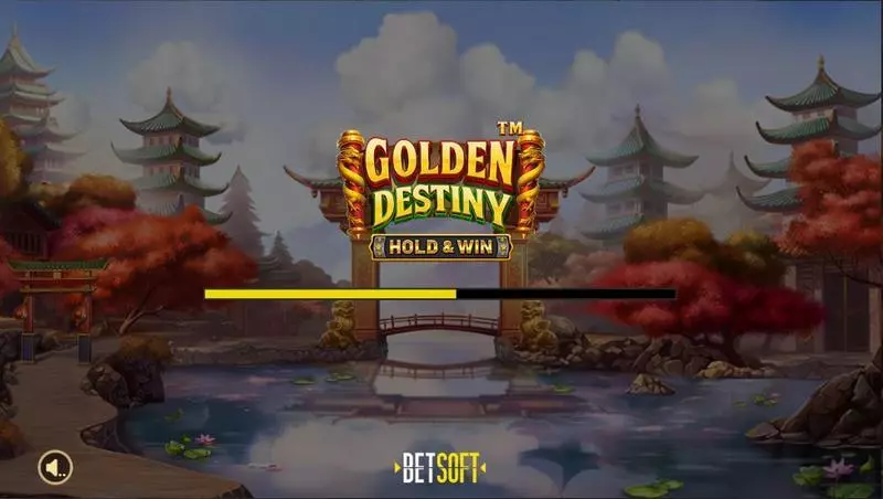 Golden Destiny Slots made by BetSoft - Introduction Screen