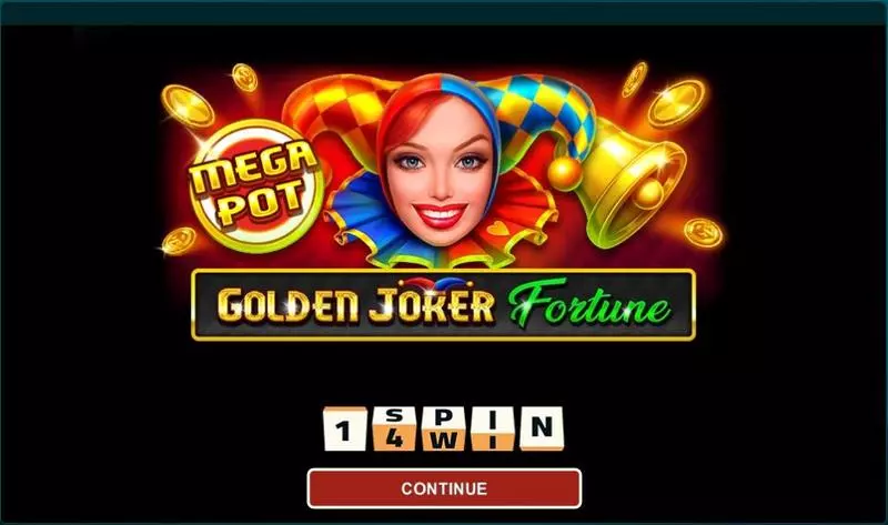 Golden Joker Fortune Slots made by 1Spin4Win - Introduction Screen