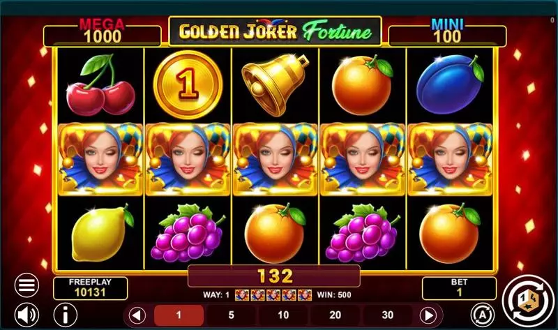 Golden Joker Fortune Slots made by 1Spin4Win - Winning Screenshot
