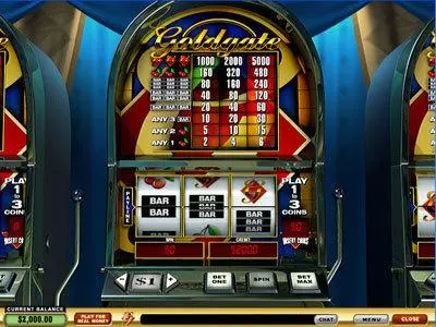 Golden Slots made by PlayTech - Main Screen Reels