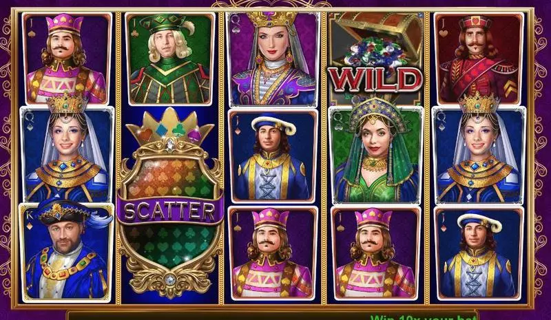 Golden Royals Slots made by Booming Games - Main Screen Reels