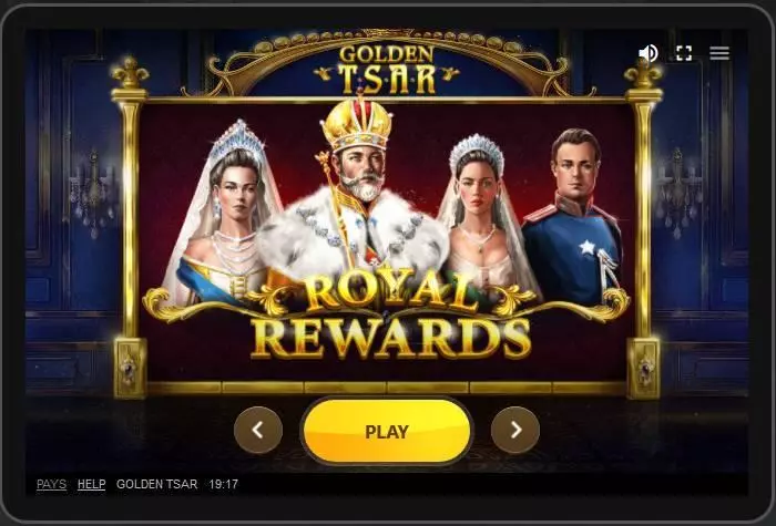 Golden Tsar Slots made by Red Tiger Gaming - Main Screen Reels