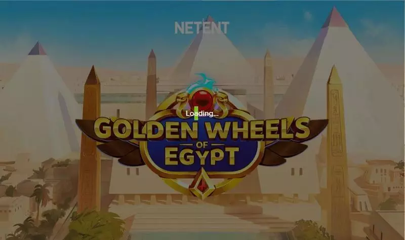 Golden Wheels of Egypt Slots made by NetEnt - Introduction Screen