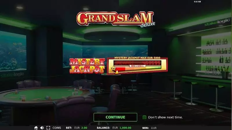 Grand Slam Deluxe Slots made by StakeLogic - Info and Rules