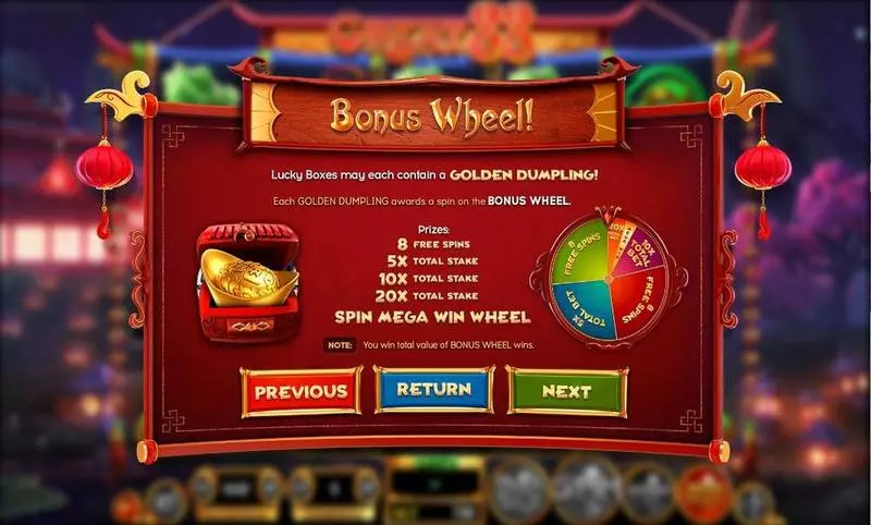 GREAT 88 Slots made by BetSoft - Info and Rules