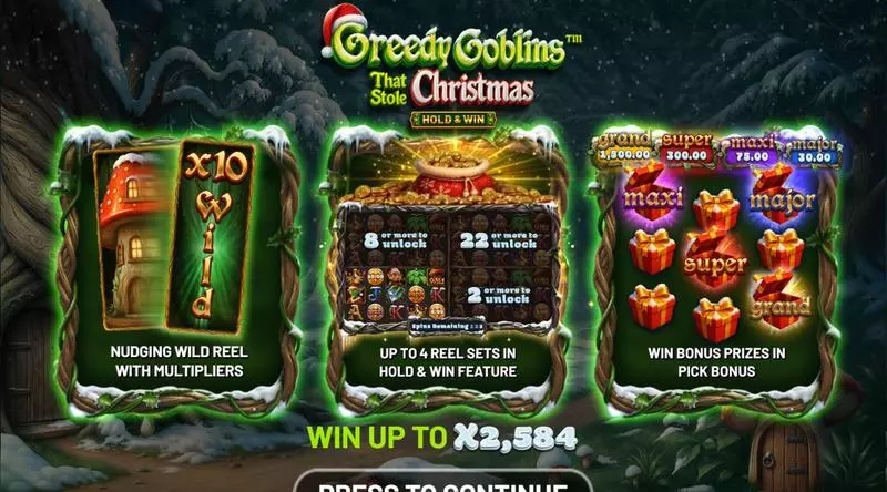 Greedy Goblins That Stole Christmas Slots made by BetSoft - Info and Rules