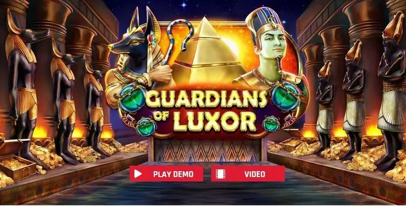 Guardians of Luxor Slots made by Red Rake Gaming - Introduction Screen
