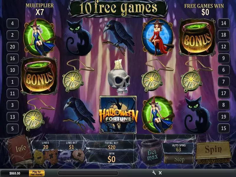 Halloween Fortune Slots made by PlayTech - Bonus 3
