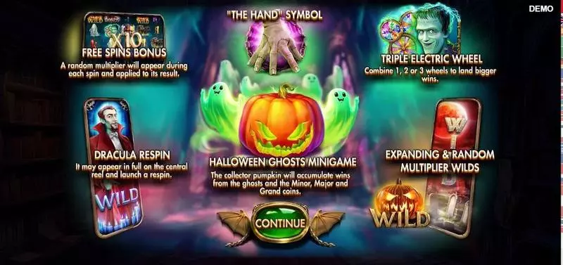 Halloween Wins 2 Slots made by Red Rake Gaming - Main Screen Reels