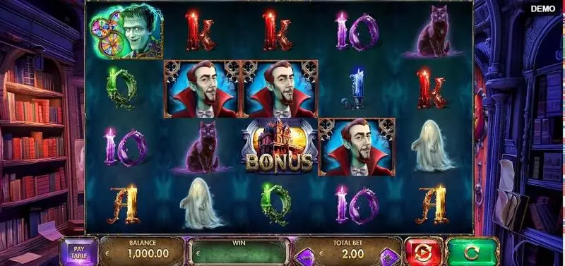Halloween Wins 2 Slots made by Red Rake Gaming - Main Screen Reels