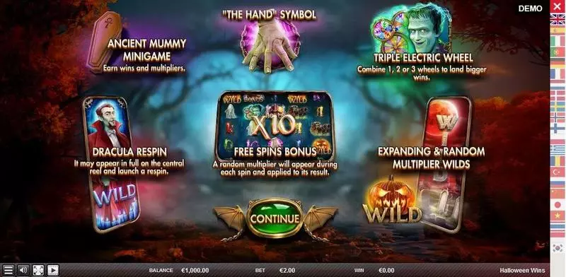 Halloween Wins Slots made by Red Rake Gaming - Info and Rules