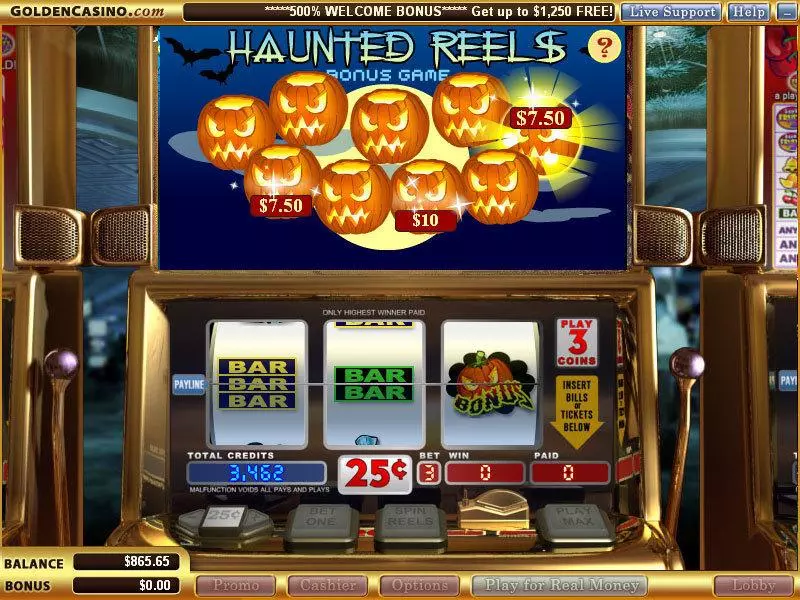 Haunted Reels Slots made by Vegas Technology - Bonus 1